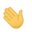 waving